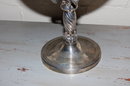 Decorative Silver Plate Punch Bowl