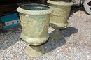 Impressive Pair of Bronze Urns