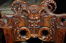 Walnut Finely Carved Armchair