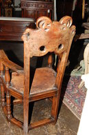 Walnut Finely Carved Armchair