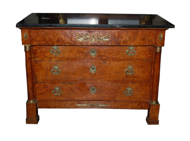Outstanding French Empire Commode