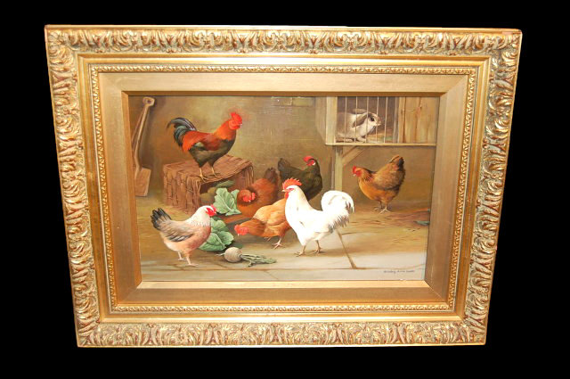 Early 20th Century English Oil On Board