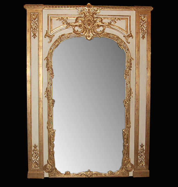 Superb Louis XV Style Giltwood Mirror