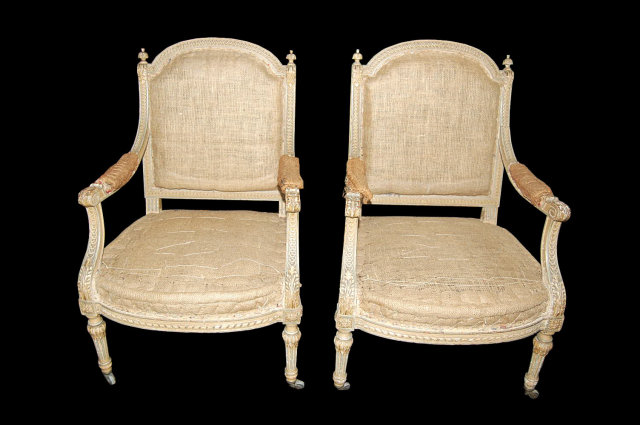 Pair of 18th Century Fauteuil