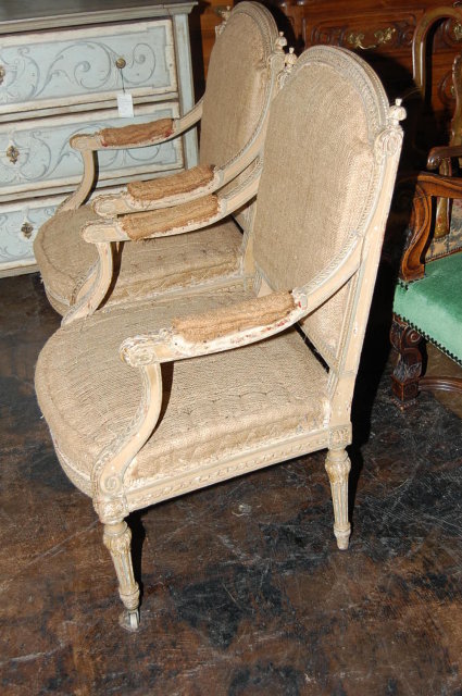 Pair of 18th Century Fauteuil