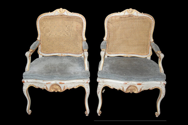 Pair of French Regence` Armchairs