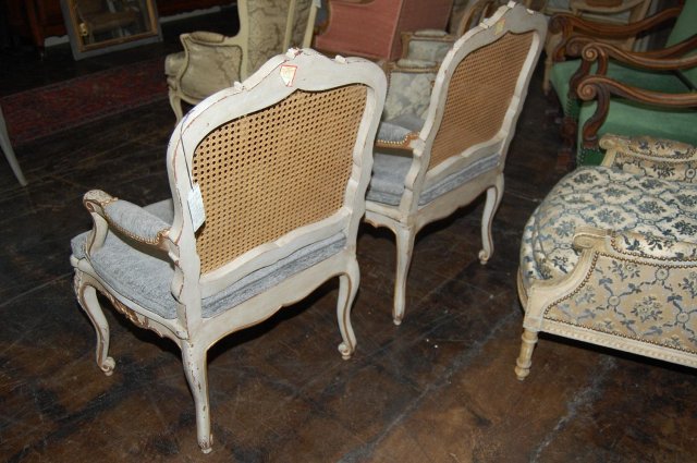 Pair of French Regence` Armchairs