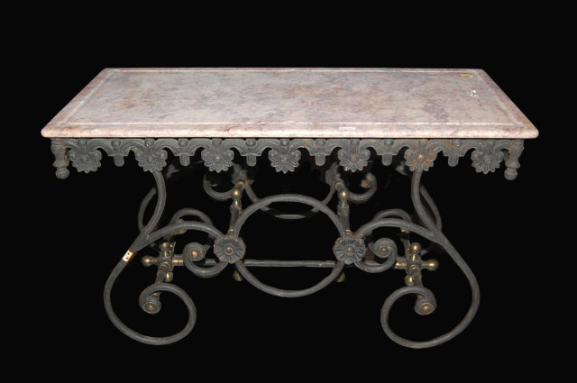 Marble Top Butcher's Table