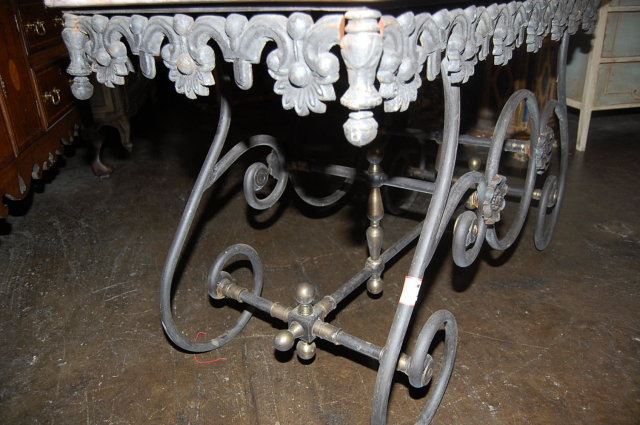 Marble Top Butcher's Table