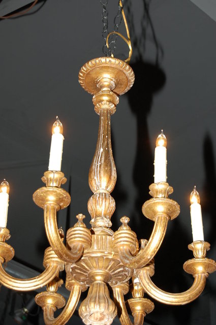 19th Century Giltwood Chandelier