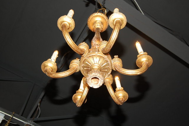 19th Century Giltwood Chandelier