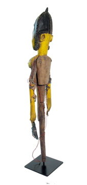 Vintage African Tribal Art Masquerade Puppet