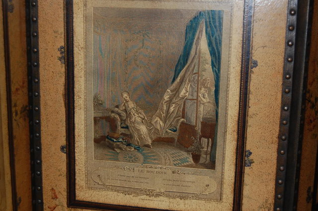 Vintage French Dressing Screen