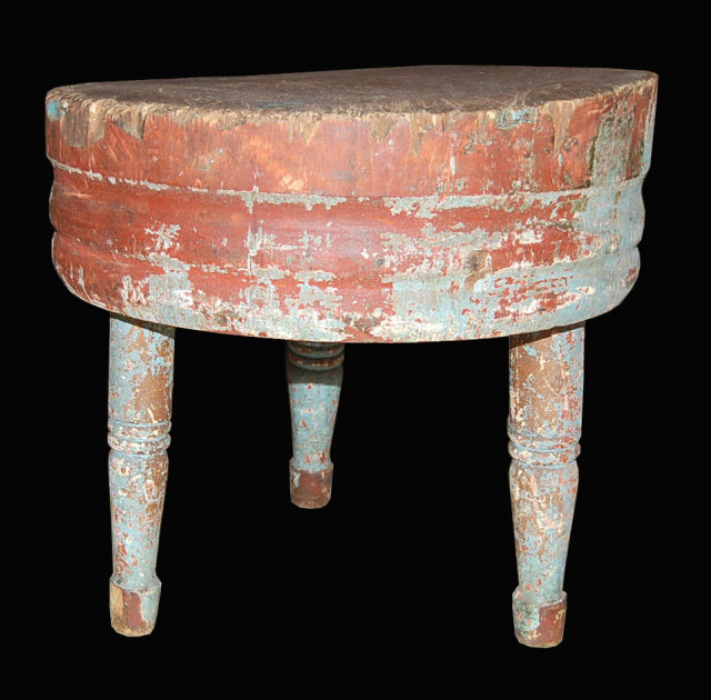 Early American Butcher's Block