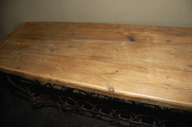 Rustic Wine Tasting Table