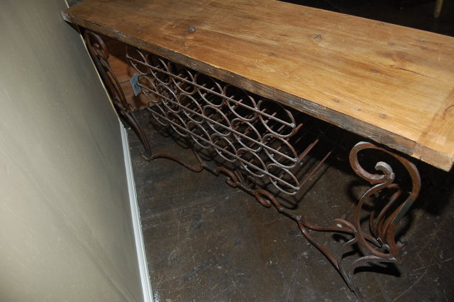 Rustic Wine Tasting Table