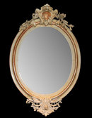 French Oval Giltwood Mirror