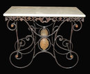 French Wrought Iron Pastry Table