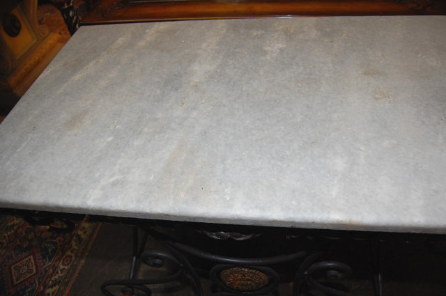 French Wrought Iron Pastry Table