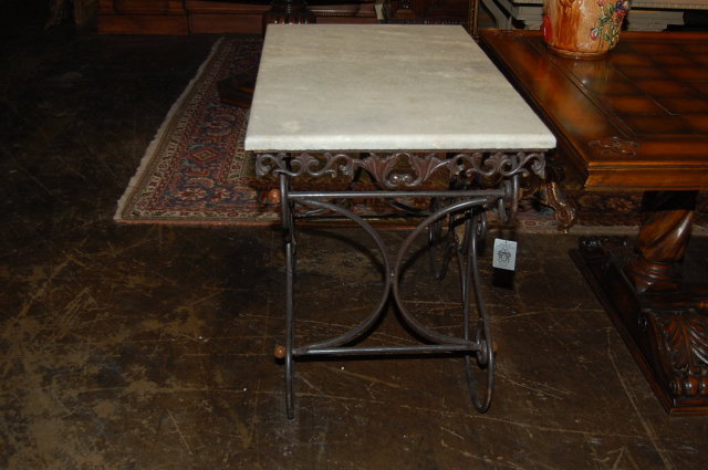 French Wrought Iron Pastry Table