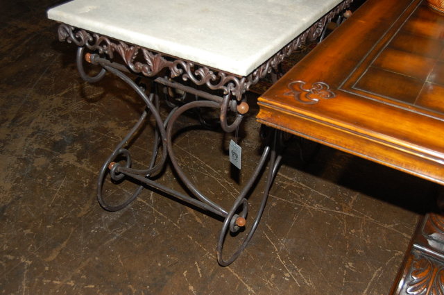 French Wrought Iron Pastry Table
