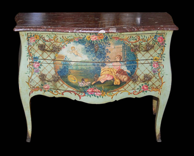 French Painted Commode