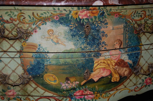 French Painted Commode