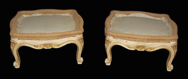 Pair of French Foot Stools