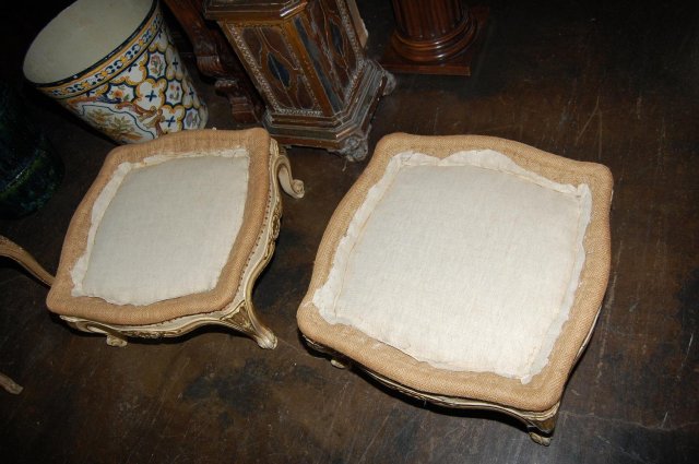 Pair of French Foot Stools