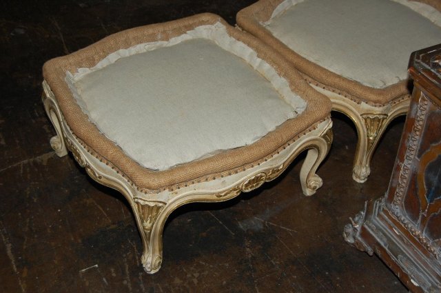 Pair of French Foot Stools