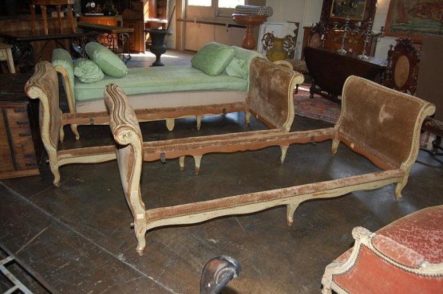 Pair of French Louis XV Day Beds