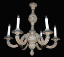 Carved & Painted Chandelier