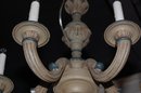 Carved & Painted Chandelier