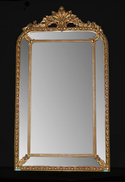 French Napoleon III Mirror