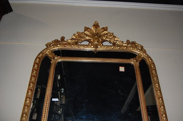 French Napoleon III Mirror