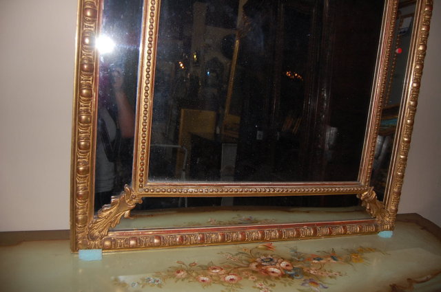 French Napoleon III Mirror