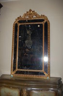 French Napoleon III Mirror