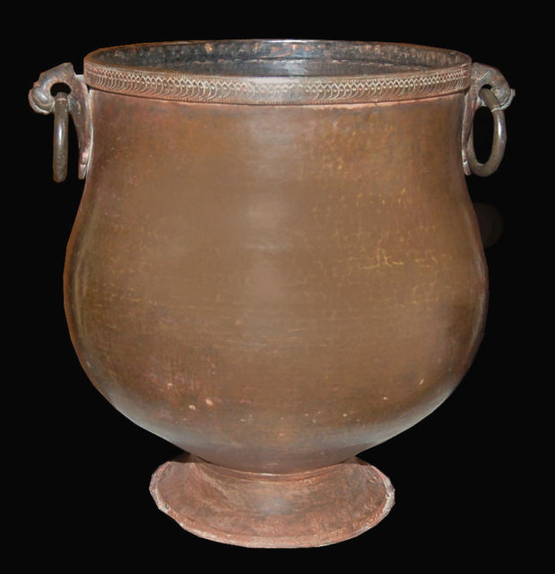 Antique Indian Copper Water Pot