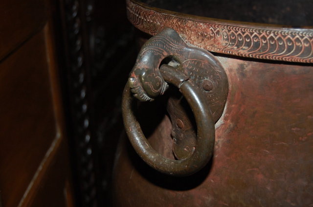 Antique Indian Copper Water Pot