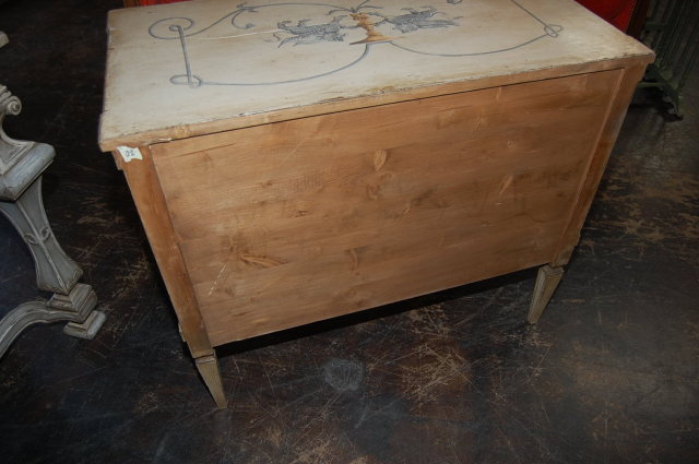 Pair of Continental Painted Commodes