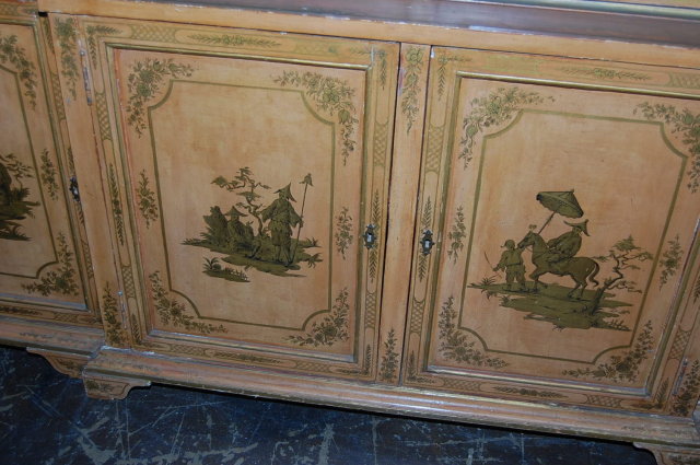19th Century English Chinoiserie Cabinet