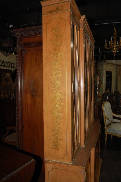 19th Century English Chinoiserie Cabinet