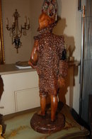 French Carved Wooden Figure