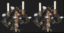 Pair of French Floral Sconce