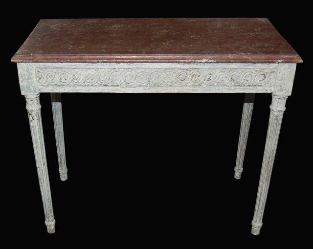French Painted Console