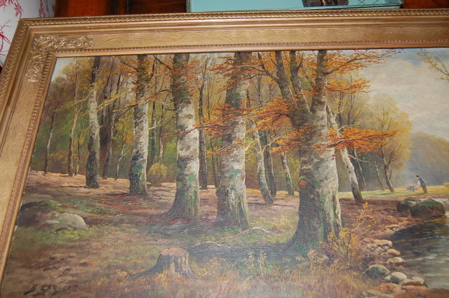 19th Century English Landscape Painting, B. Lambert