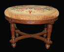 French Louis XVI Needlepoint Stool