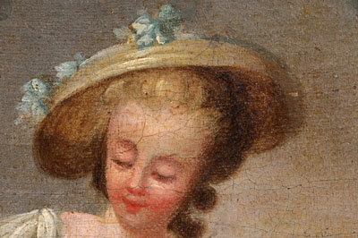 French Louis XVI Style Trumeau Mirror