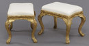 Pair Louis XV Style Gilt Wood Benches