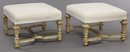 Pair Large French Louis XIV Style Benches
